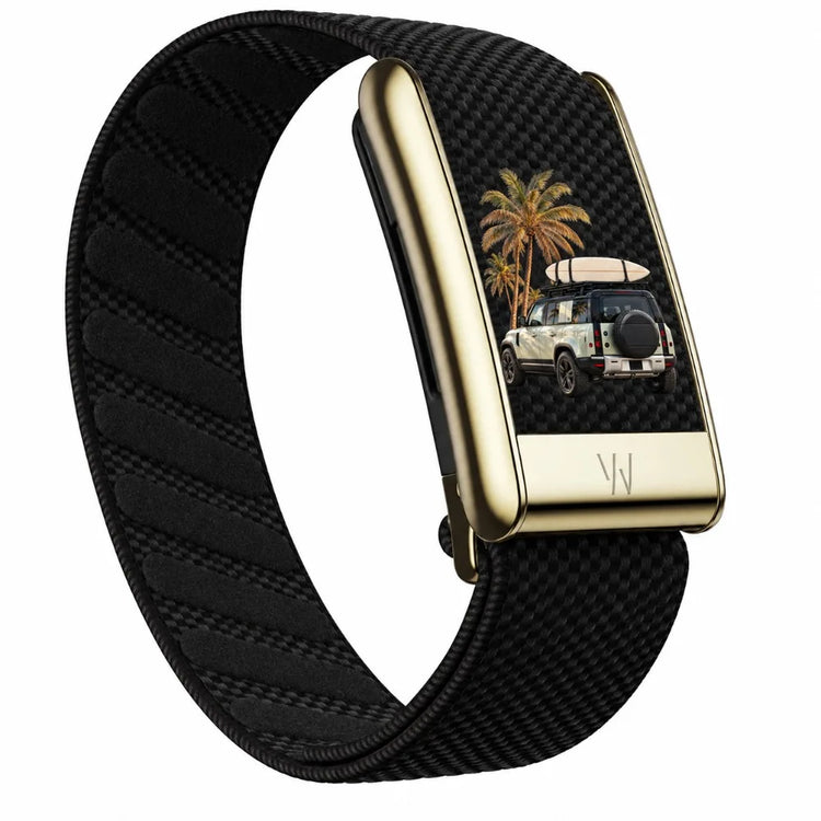 WHOOP 5.0 MG Compatible Jeep Graphic Nylon Sport Band Metal U Frame Buckle Breathable Fitness Replacement Strap