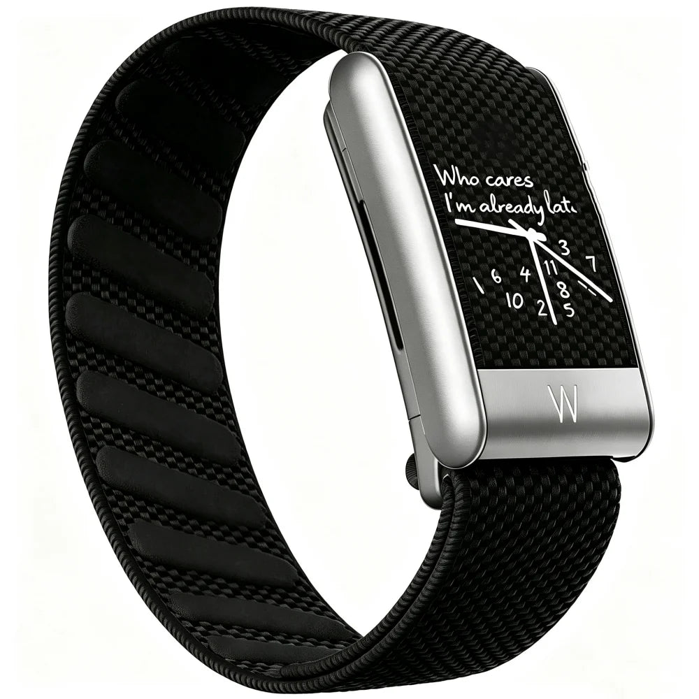 Clock-Pattern Magnetic Nylon Strap & Frame Kit for WHOOP 5.0 / MG